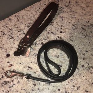 COACH Dog Collar & Leash